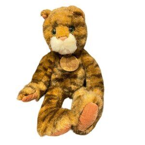 Tabatha Russ Tiger 11 Inch Plush Striped Brown Black